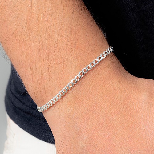 Mens Bracelet - Silver - 5018