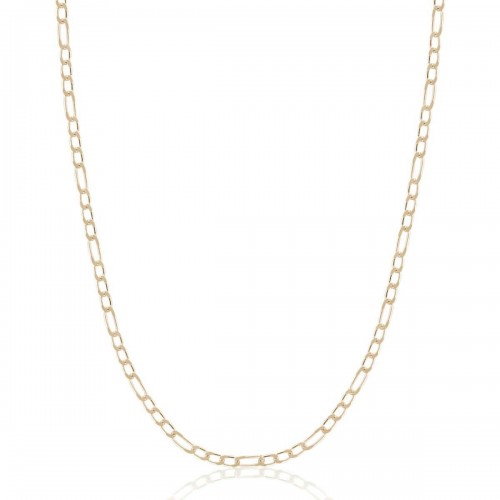 Mens Necklace - Silver - Gold - 3025