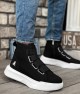 Men’s Boots - Black White - 0142