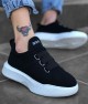 Mens Sneakers - Black - 0160 - 2