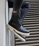 Mens Boots - Black White - 022