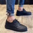 Mens Casual Shoes - Black - T12