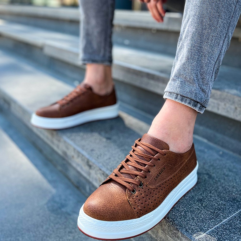 Mens Sneakers - Tan - 043