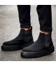 Mens Boots - Black Suede - 069