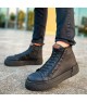 Mens High Top Sneakers - Black - 167