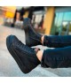 Mens High Top Sneakers - Black - 167