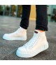 Mens High Top Sneakers - White - 167