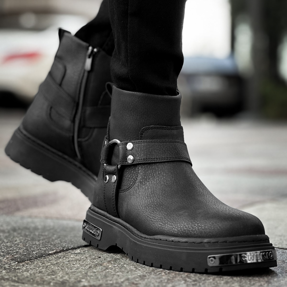 Mens Boots - Black - 227