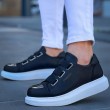 Mens Sneakers - Black White - 251