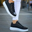 Mens Sneakers - Black White - 251