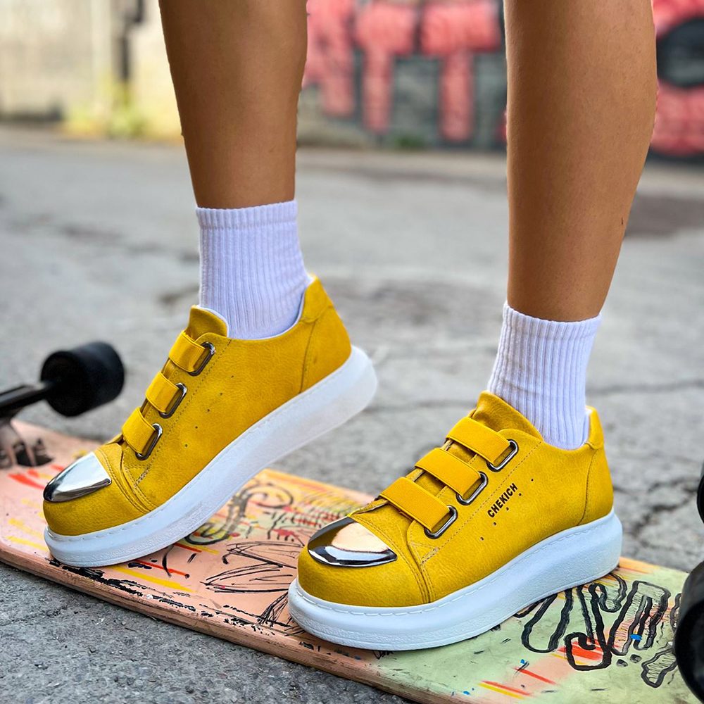 Womens Sneakers - Yellow - 251