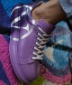 Mens Sneakers - Purple Painted - 254