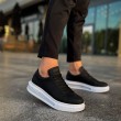 Mens Sneakers - Black White - 271