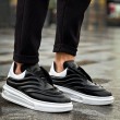 Mens Sneakers - Black White - 299