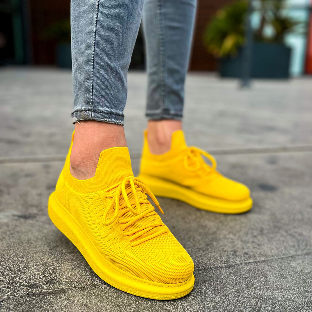 Mens Sneakers - Yellow - 307