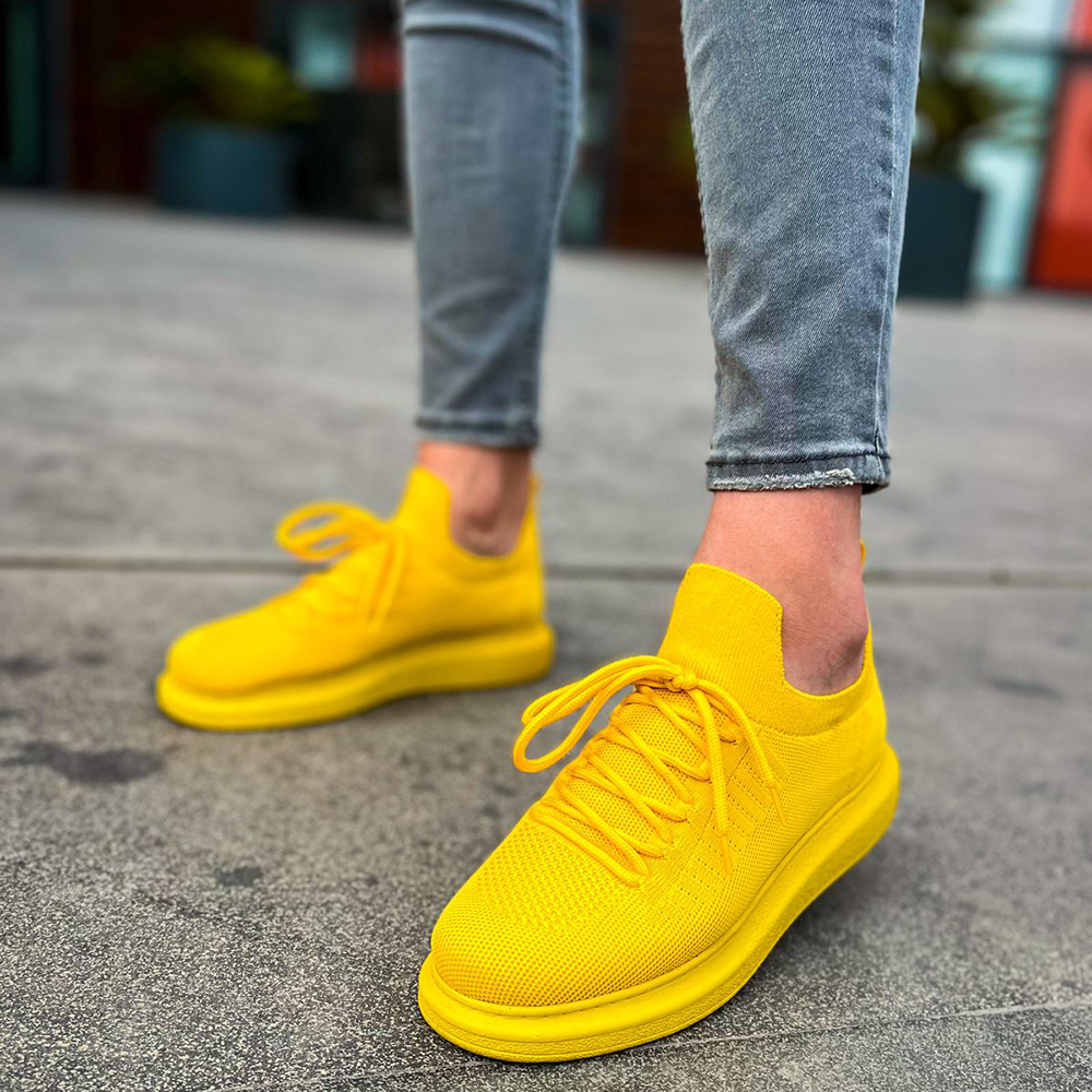 Mens Sneakers - Yellow - 307