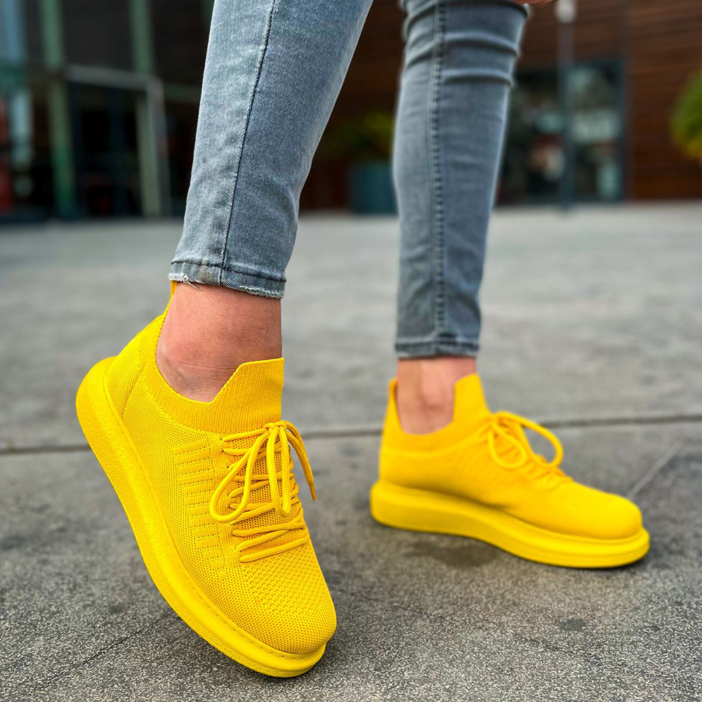 Mens Sneakers - Yellow - 307