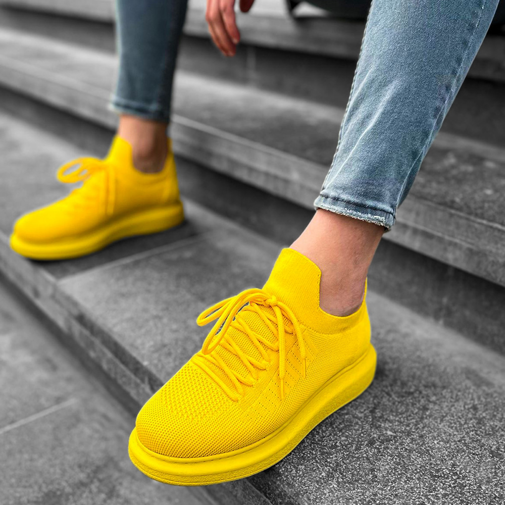 Mens Sneakers - Yellow - 307