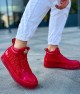 Mens Boots - Red Patent Leather - 973