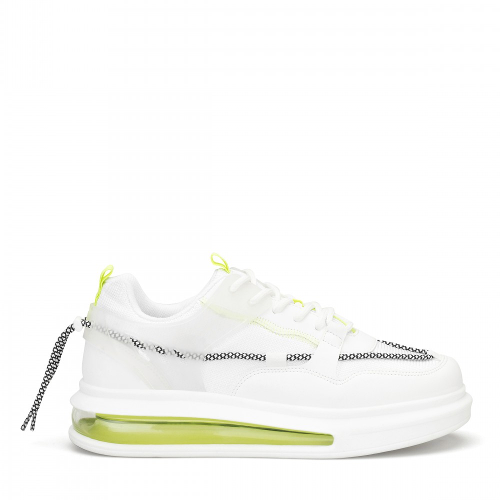 Mens Sneakers - White - Elron