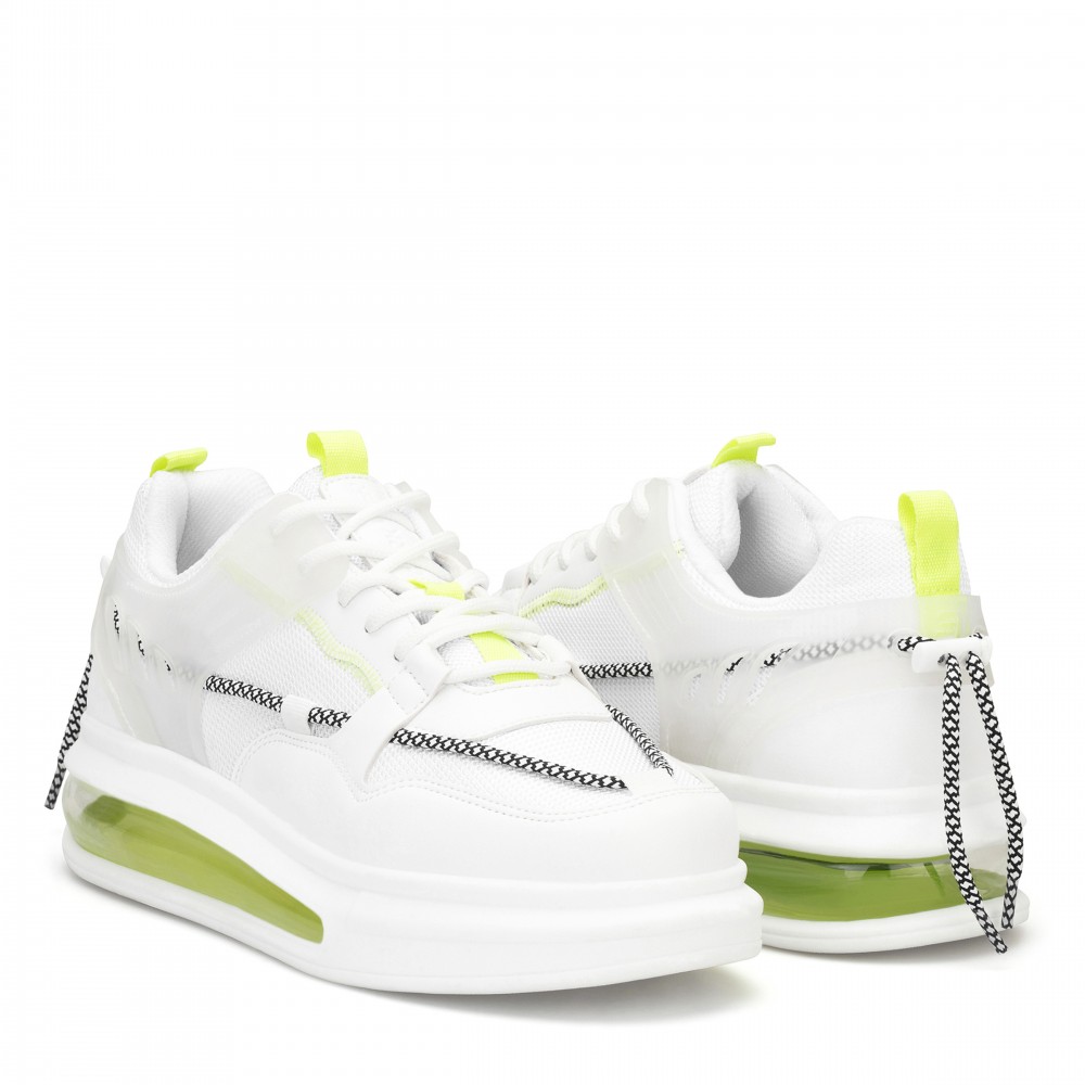 Mens Sneakers - White - Elron